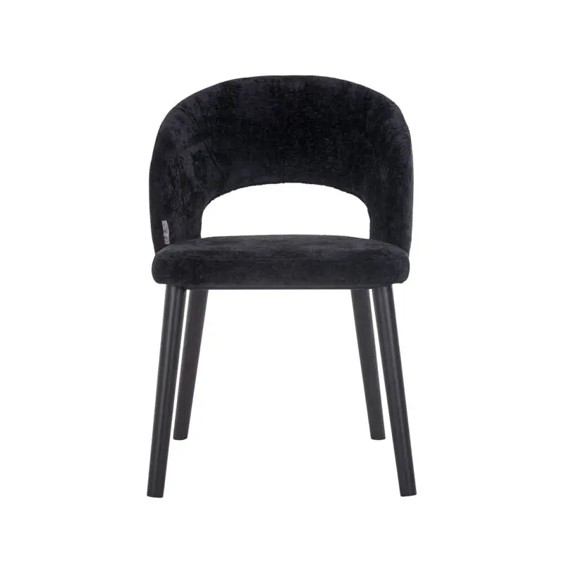 - Stoel Savoy black chenille (Bergen 809 black chenille)