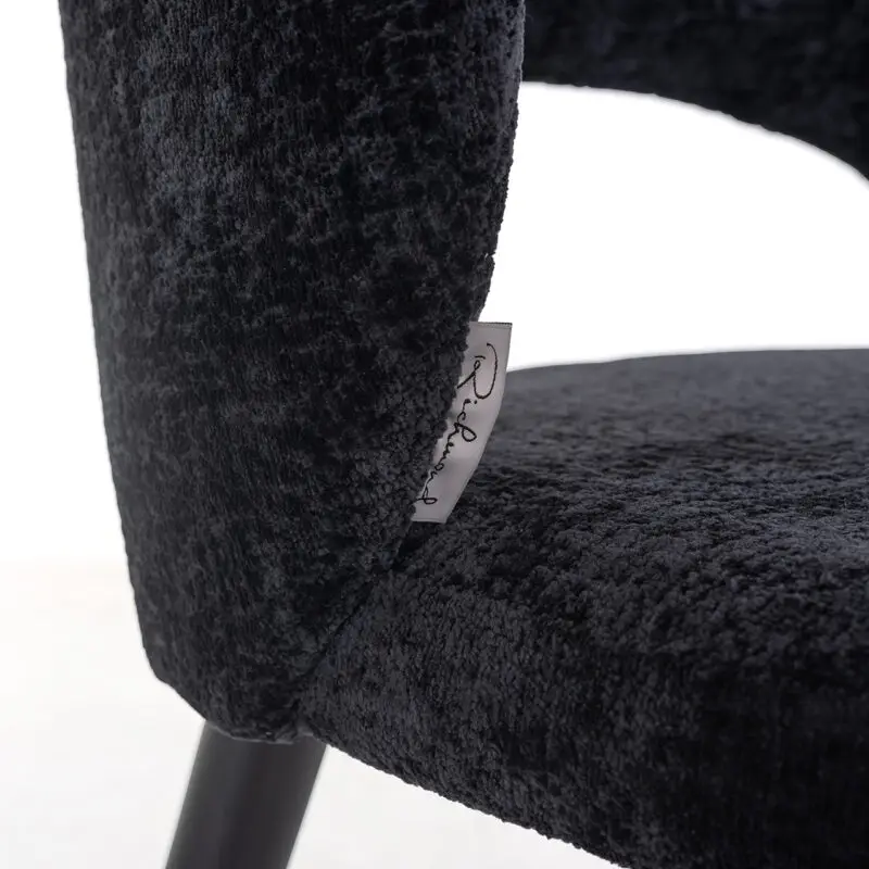 - Stoel Savoy black chenille (Bergen 809 black chenille)