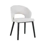 - Stoel Savoy white bouclé (Copenhagen 900 Bouclé White)