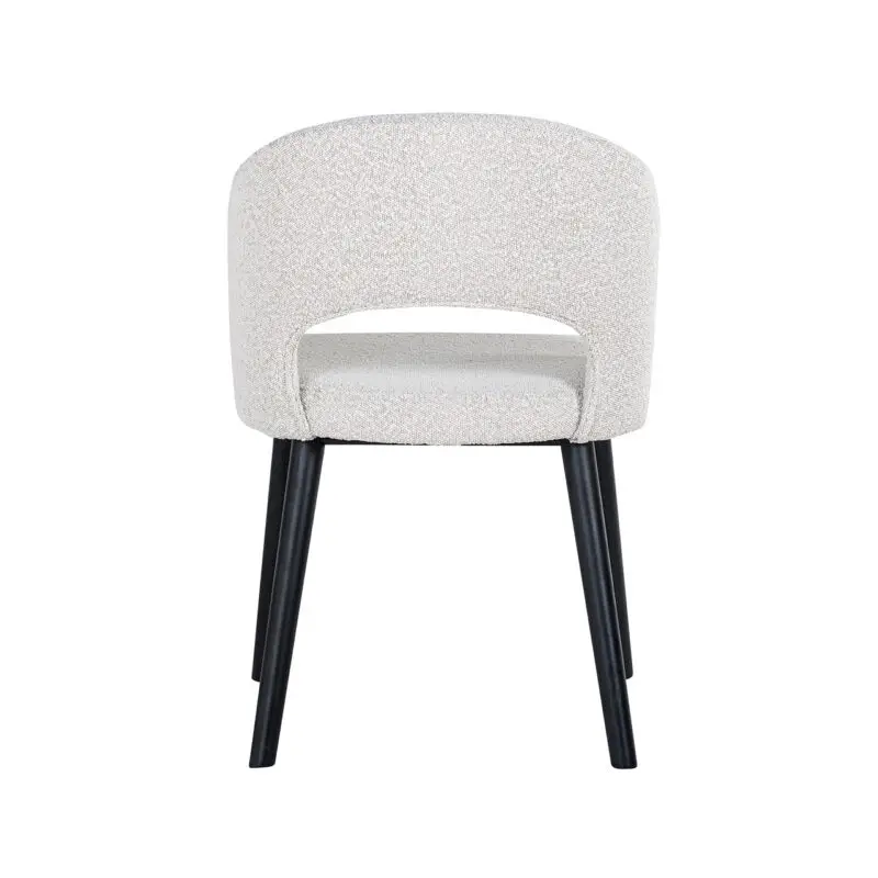 - Stoel Savoy white bouclé (Copenhagen 900 Bouclé White)