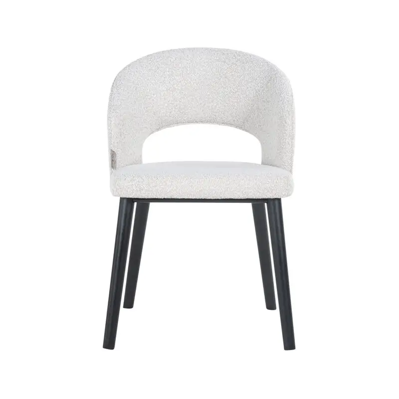 - Stoel Savoy white bouclé (Copenhagen 900 Bouclé White)