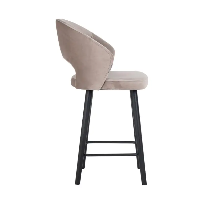 - Counterstoel Savoy khaki velvet (Quartz Khaki 903)