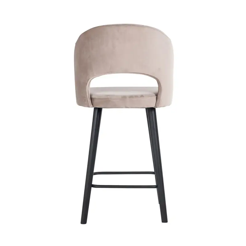 - Counterstoel Savoy khaki velvet (Quartz Khaki 903)
