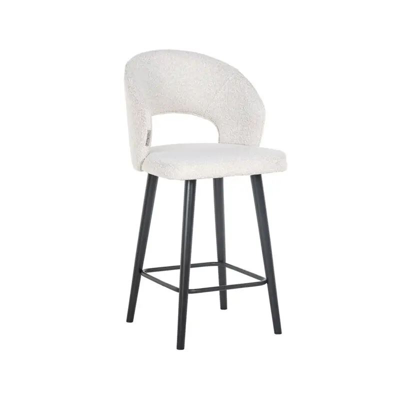 - Counterstoel Savoy white bouclé (Copenhagen 900 Bouclé White)