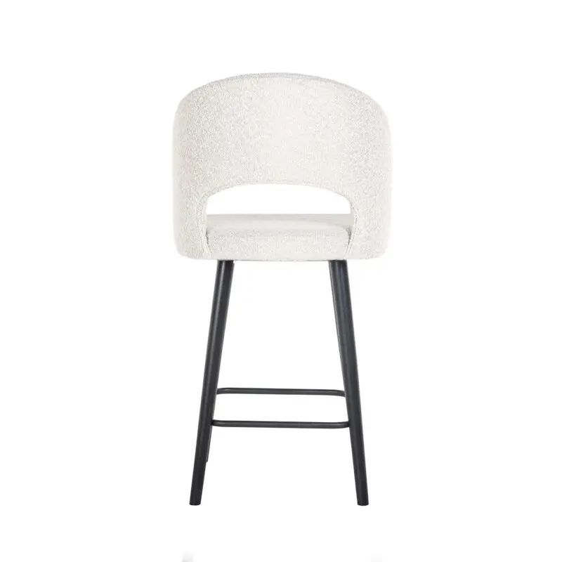 - Counterstoel Savoy white bouclé (Copenhagen 900 Bouclé White)