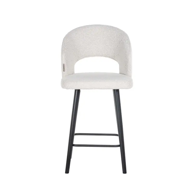 - Counterstoel Savoy white bouclé (Copenhagen 900 Bouclé White)