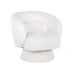 - Draaifauteuil Senna white furry (Himalaya 900 white furry)