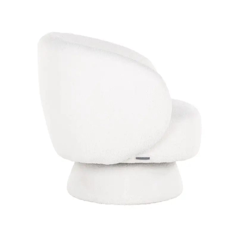 - Draaifauteuil Senna white furry (Himalaya 900 white furry)