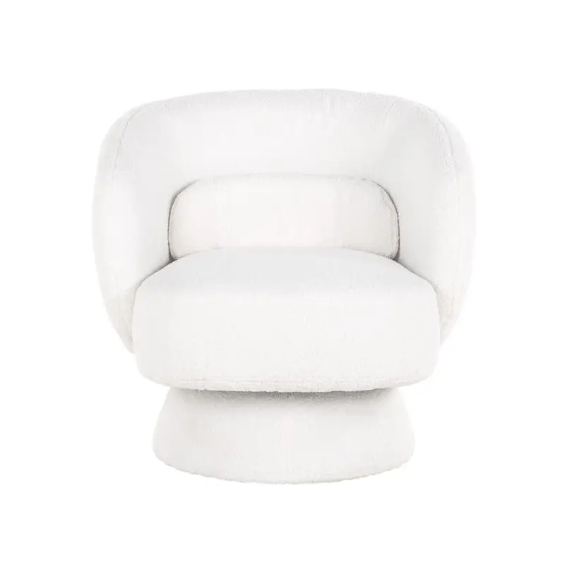 - Draaifauteuil Senna white furry (Himalaya 900 white furry)
