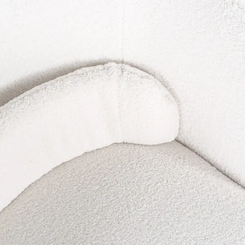 - Draaifauteuil Senna white furry (Himalaya 900 white furry)