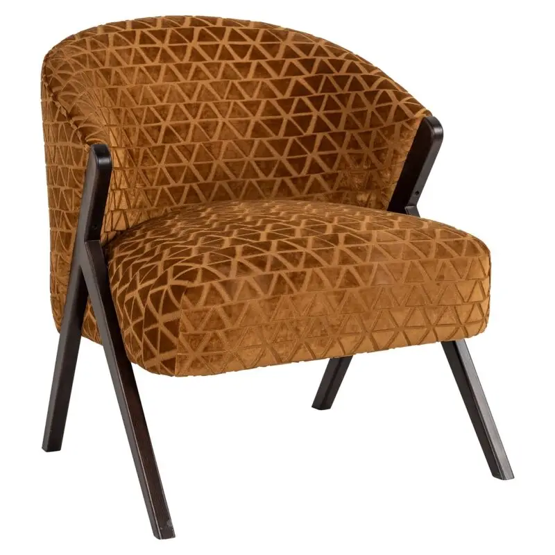 - Fauteuil Mia gold triangle (Triangle 2013 old gold)