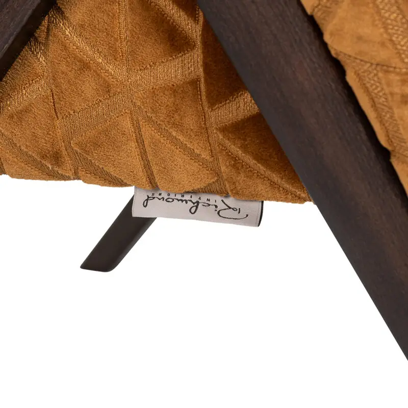 - Fauteuil Mia gold triangle (Triangle 2013 old gold)