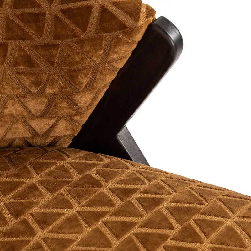 - Fauteuil Mia gold triangle (Triangle 2013 old gold)
