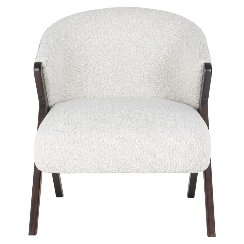 - Fauteuil Mia white bouclé (Copenhagen 900 Bouclé White)