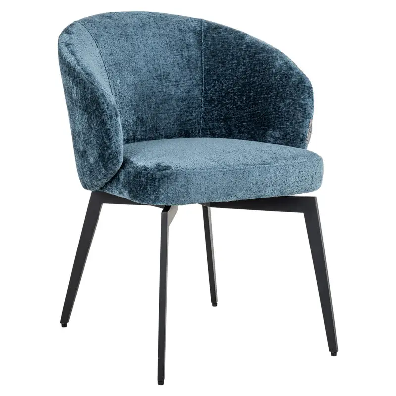 - Stoel Amphara blue chenille fire retardant (Bergen 601 blue chenille)