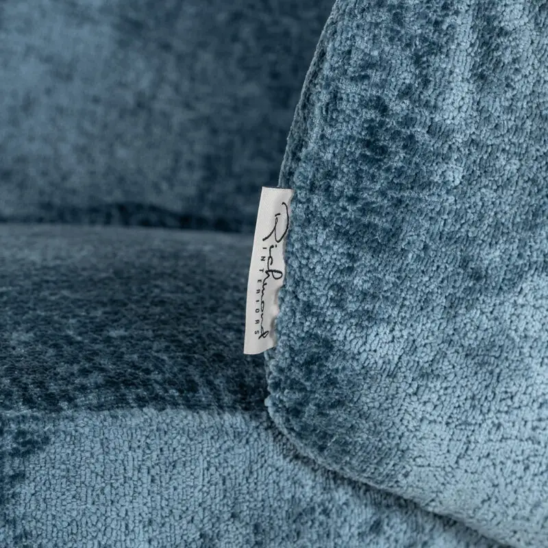 - Stoel Amphara blue chenille fire retardant (Bergen 601 blue chenille)