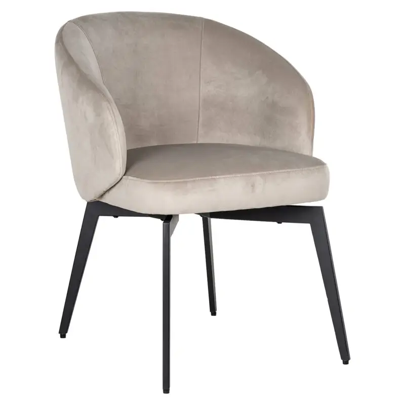 - Stoel Amphara khaki velvet fire retardant (FR-Quartz 903 Khaki)