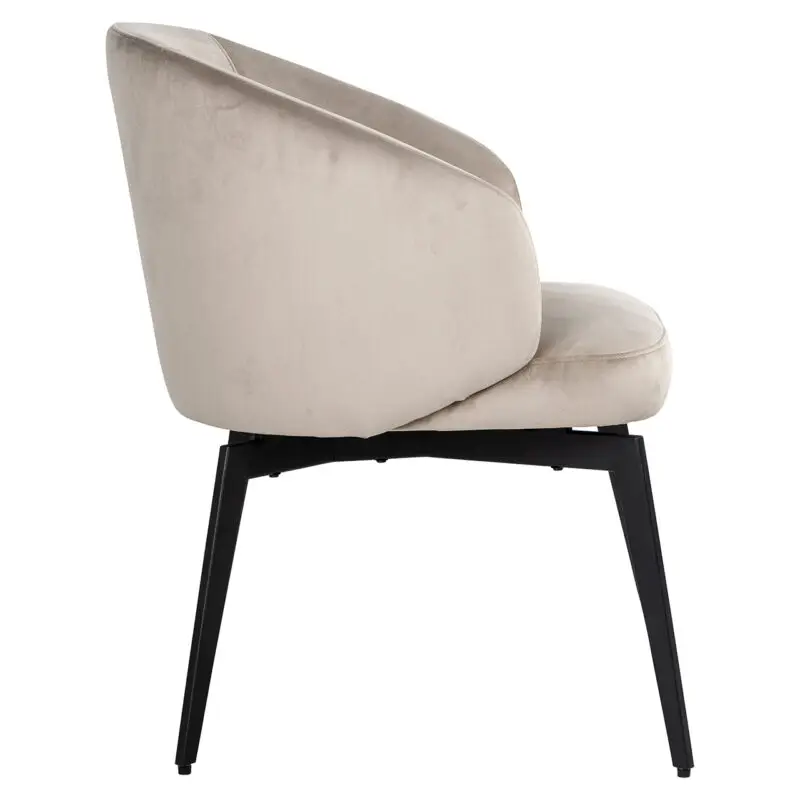 - Stoel Amphara khaki velvet fire retardant (FR-Quartz 903 Khaki)
