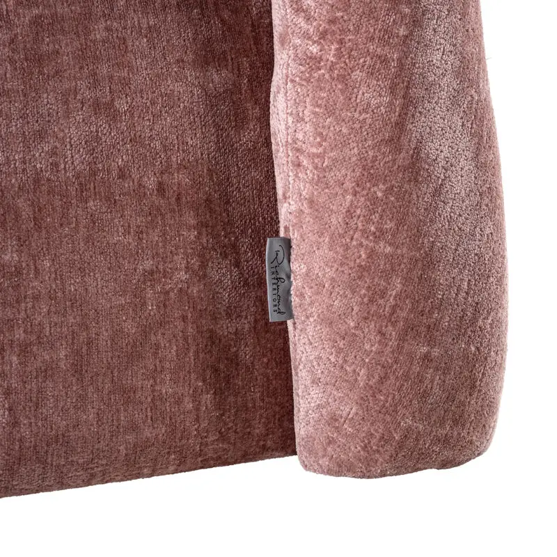- Fauteuil Dana rose chenille (Bergen 705 rose chenille)