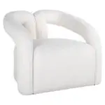 - Fauteuil Dana white furry (Himalaya 900 white furry)