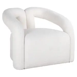 - Fauteuil Dana white furry (Himalaya 900 white furry)