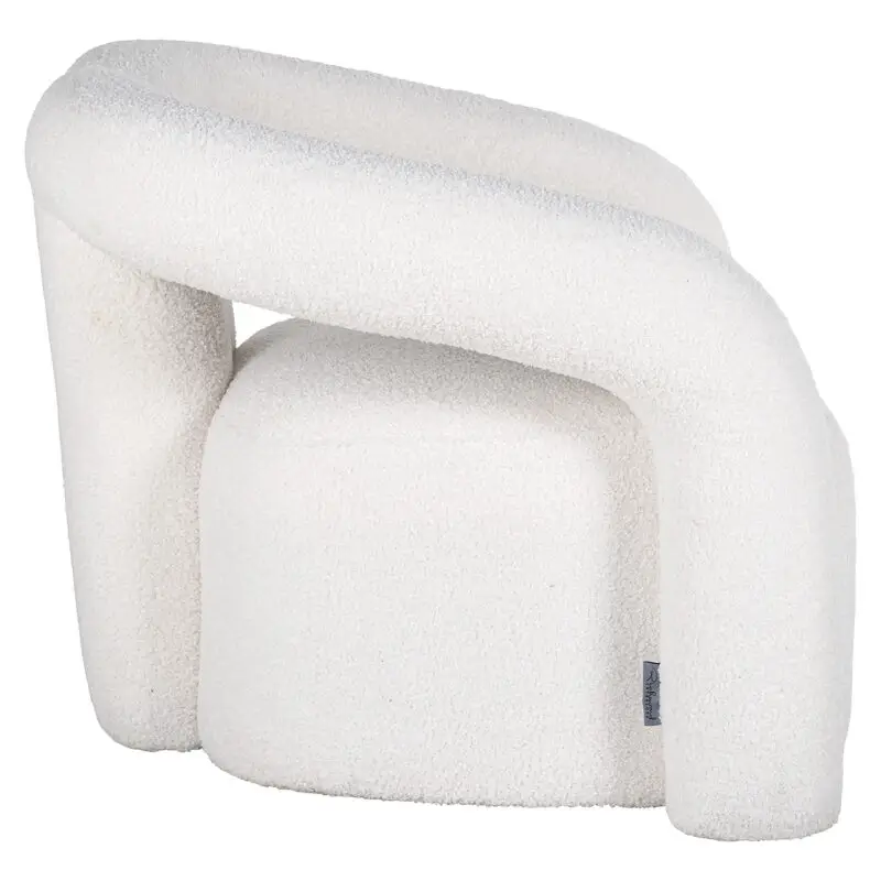 - Fauteuil Dana white furry (Himalaya 900 white furry)