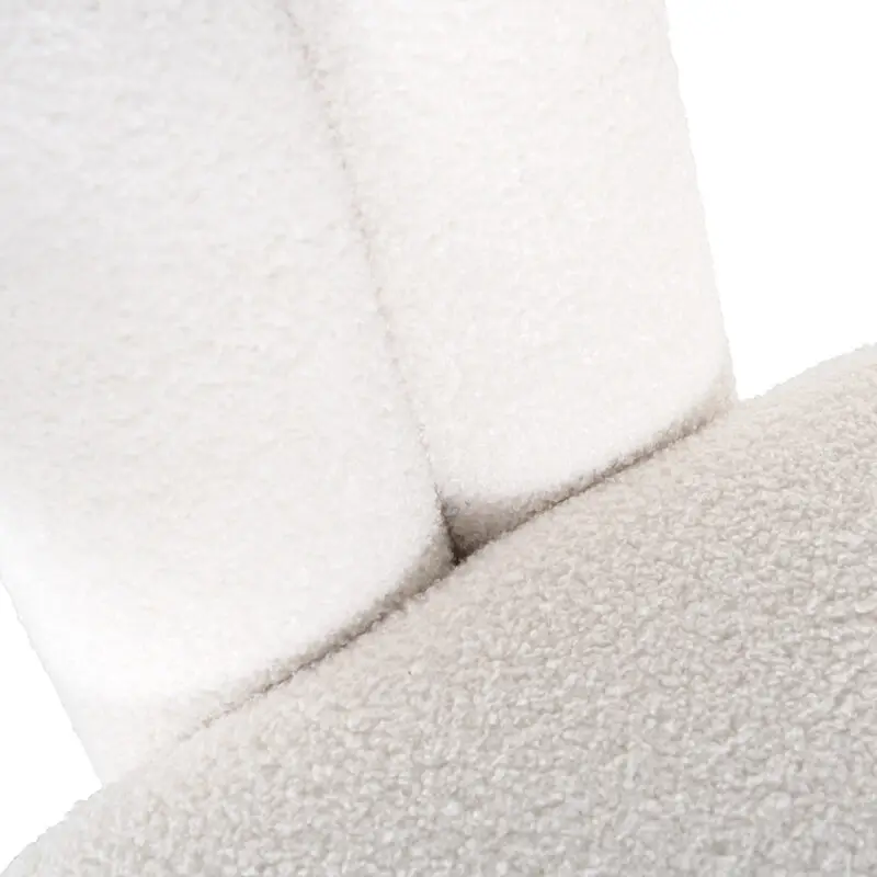 - Fauteuil Dana white furry (Himalaya 900 white furry)