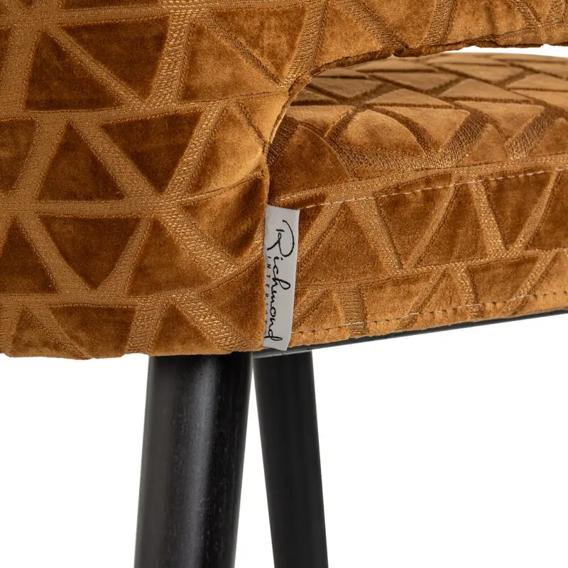 - Counterstoel Indigo gold triangle (Triangle 2013 old gold)