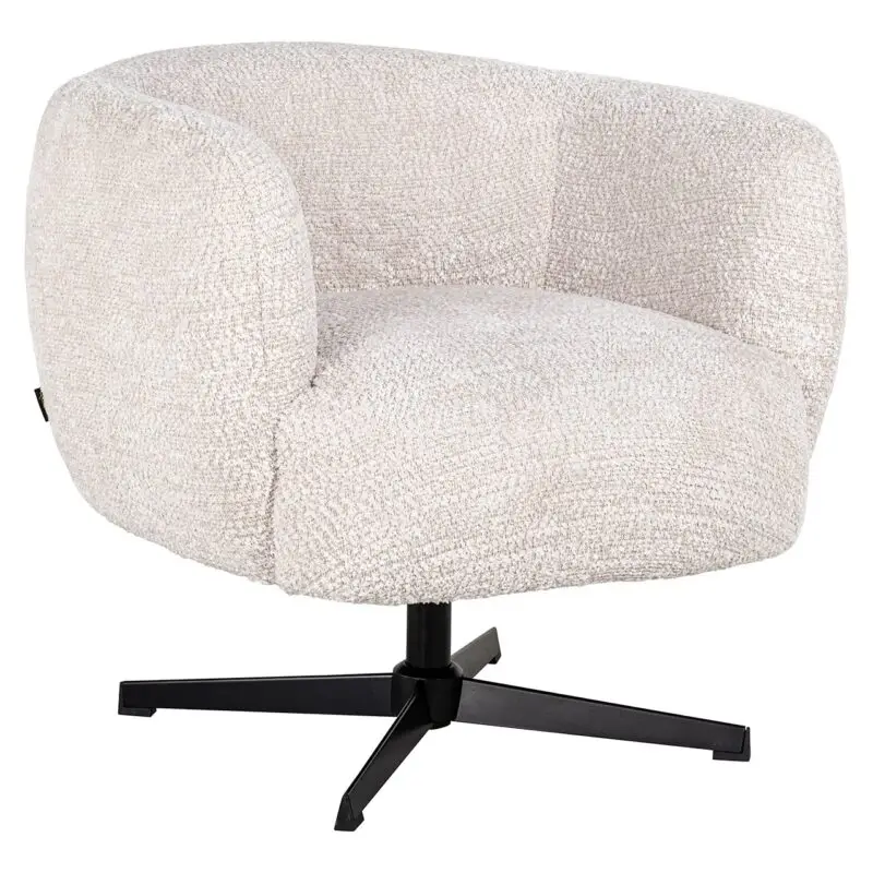 - Draaifauteuil Estelle Lovely Cream (Be Lovely 11 Cream)