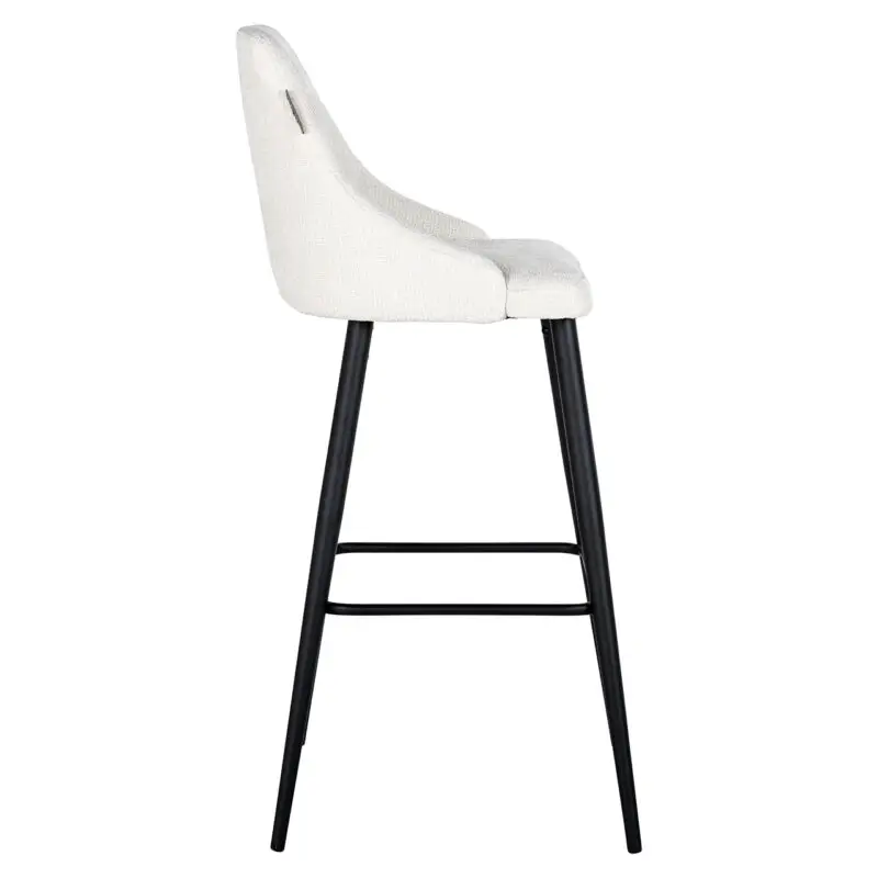 - Bar stoel Brooke white unicorn (set van 2) (Unicorn 02 white)
