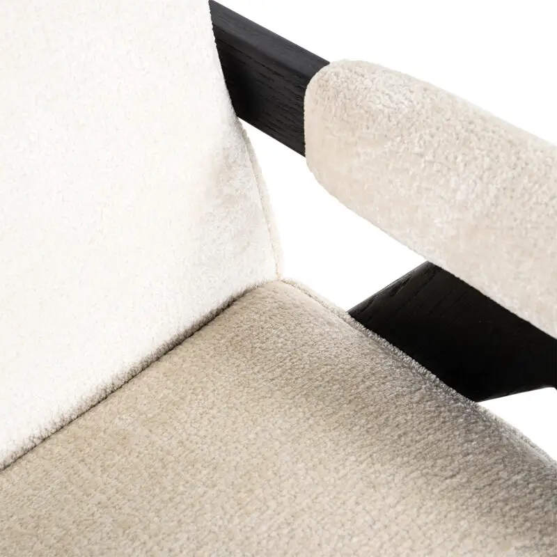 - Fauteuil Cooper white chenille (Bergen 900 white chenille)