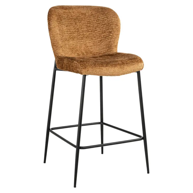 - Counterstoel Darby cognac fusion (Fusion cognac 28)