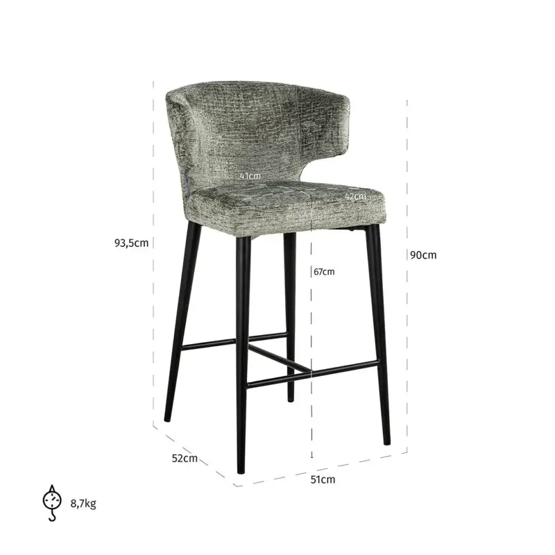 - Counterstoel Taylor thyme fusion (Fusion thyme 206)