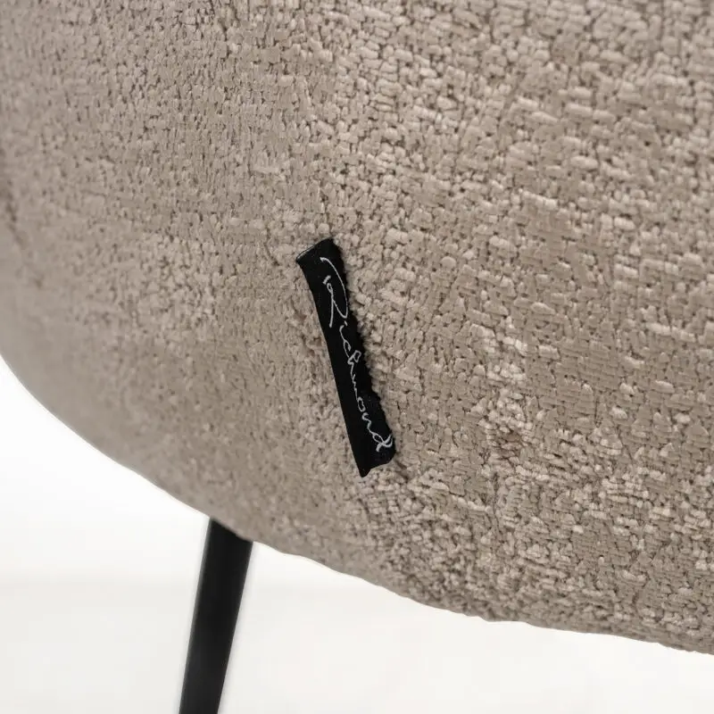 - Stoel Ruby taupe chenille (Bergen 104 taupe chenille)