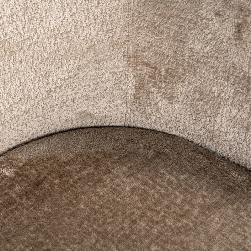 - Stoel Ruby taupe chenille (Bergen 104 taupe chenille)