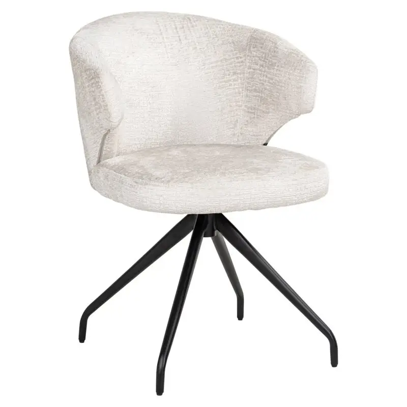 - Draaistoel Milly cream fusion (Fusion cream 02)