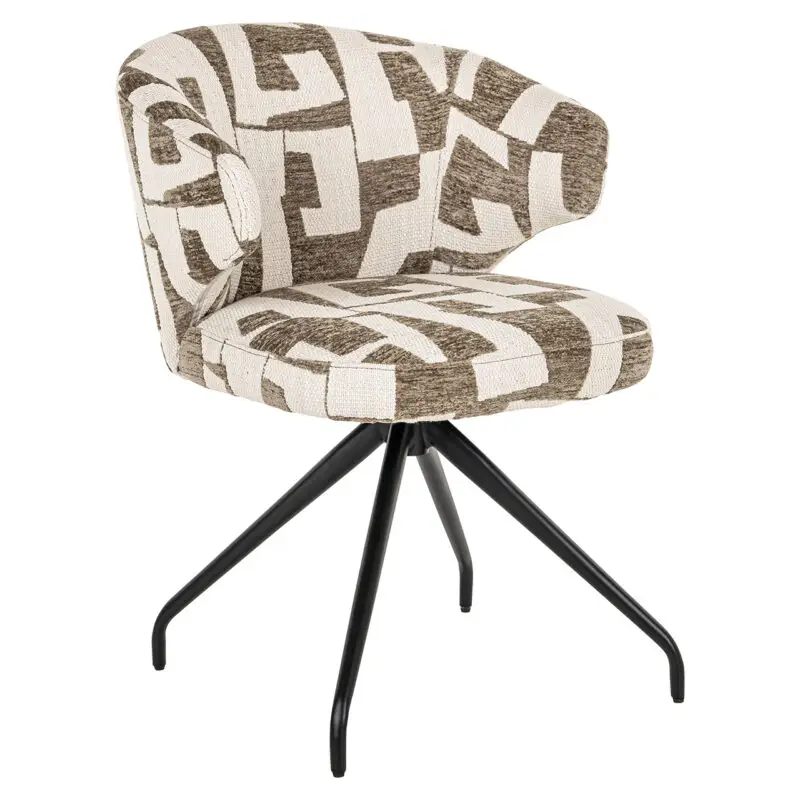 - Draaistoel Milly moss graffic (Moss graffic)
