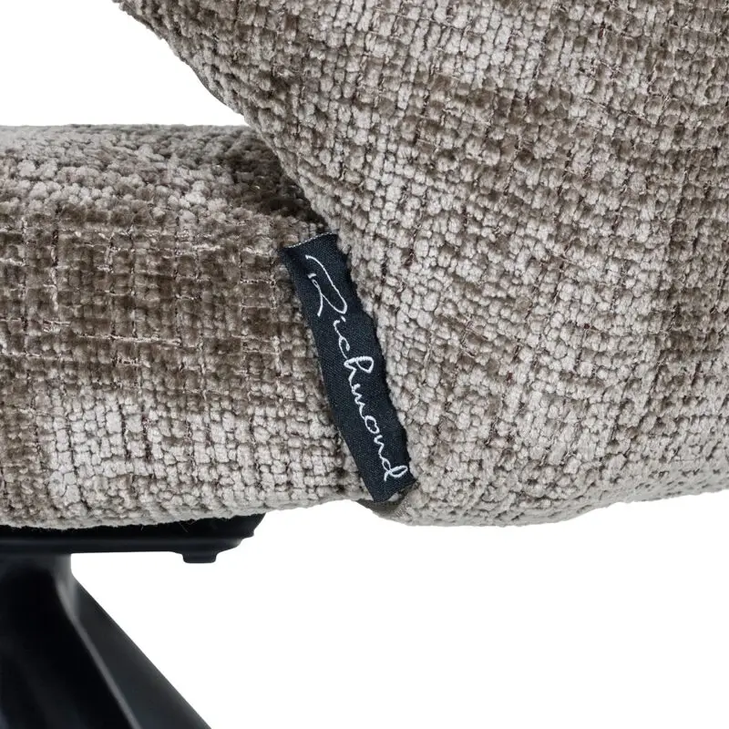 - Draaistoel Milly stone chenille (Niagara 104 Stone Chenille)