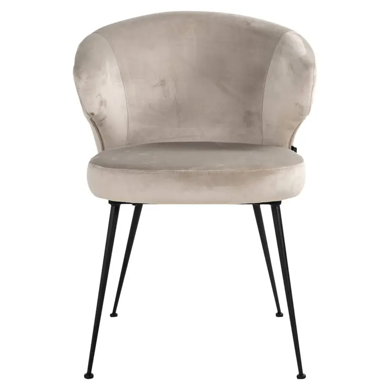 - Stoel Xandra khaki velvet (Quartz Khaki 903)