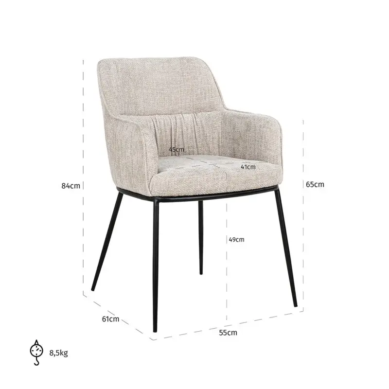 - Stoel Bella natural renegade (Renegade Natural 01)