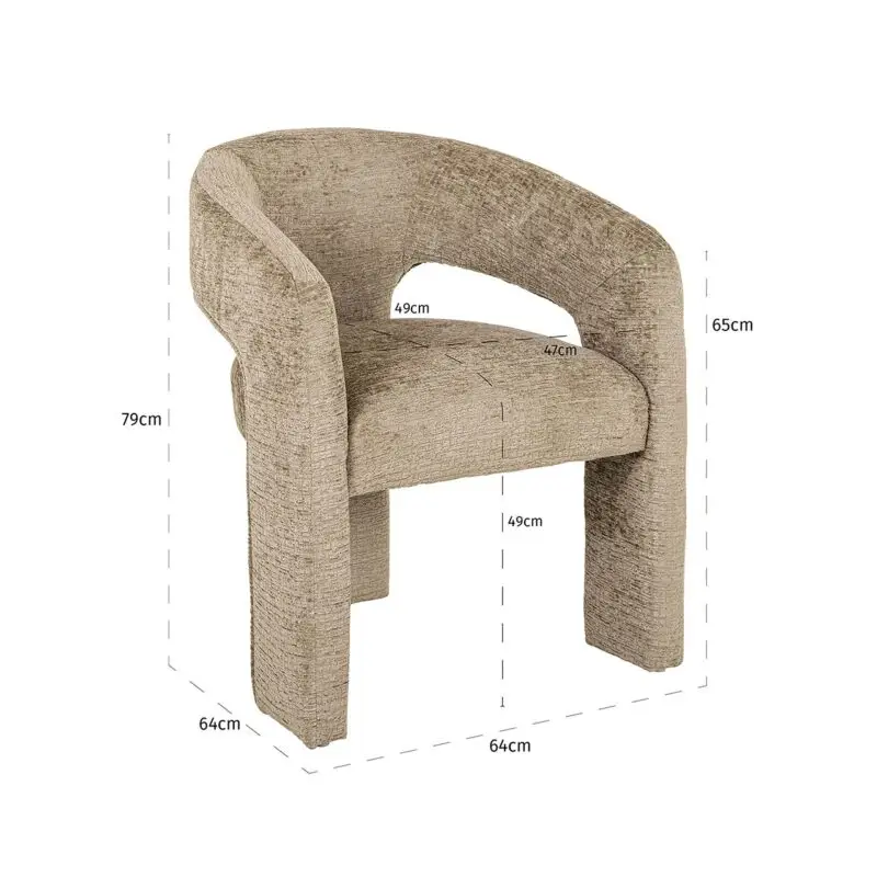 - Stoel Belle desert fusion fire retardant (FR-Fusion 109 desert)