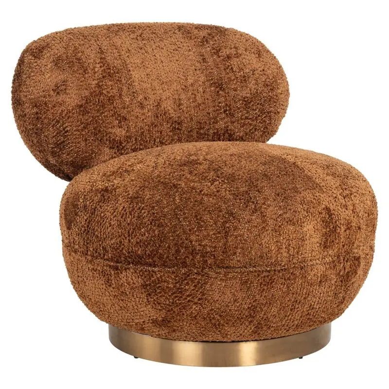 - Draaifauteuil Jace Lovely cinnamon (Be Lovely 603 Cinnamon)