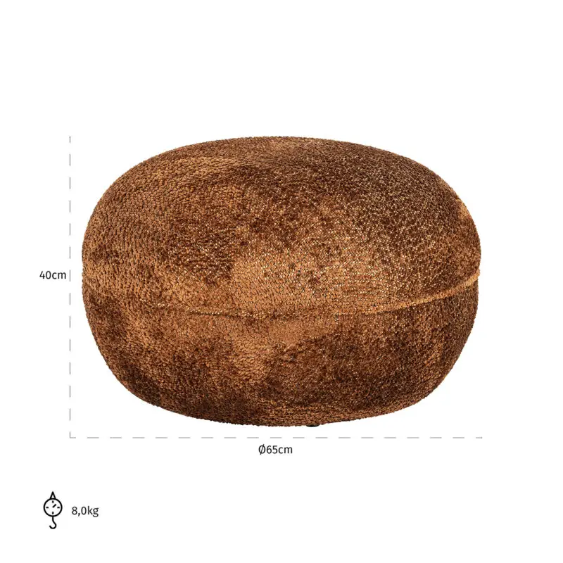- Poef Jace lovely cinnamon (Be Lovely 603 Cinnamon)