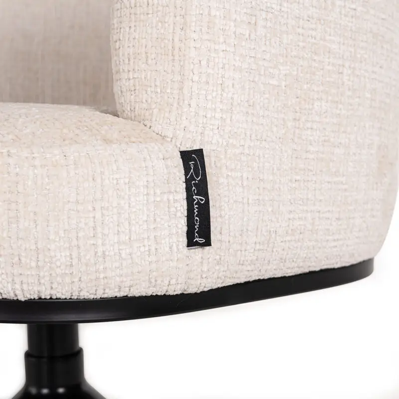 - Draaistoel Cheyenne beige chenille (Niagara 902 beige Chenille)