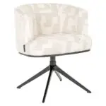 - Draaifauteuil Cheyenne beige graffic (Beige graffic)