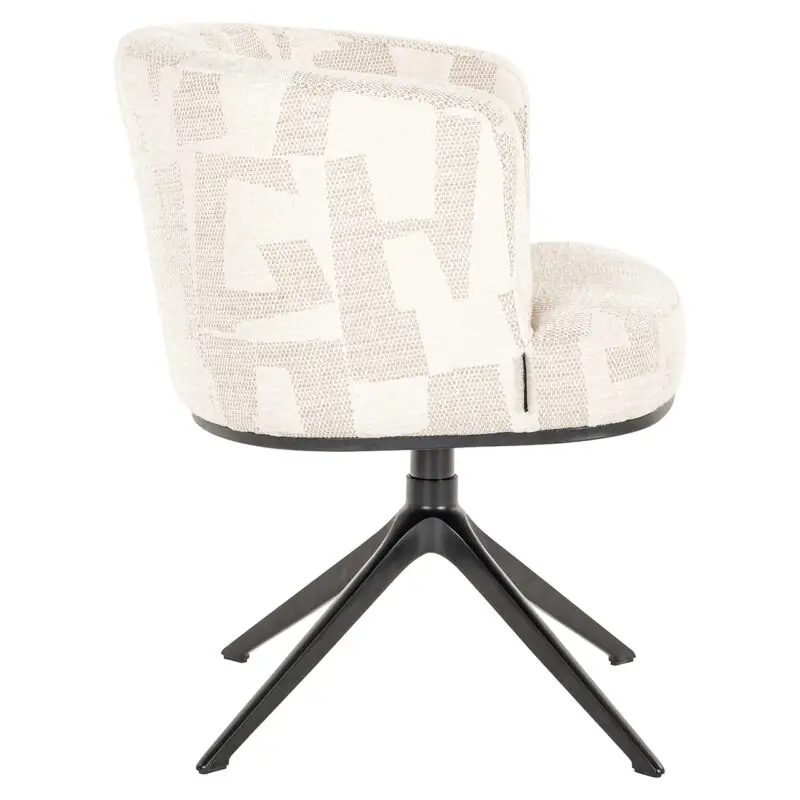 - Draaifauteuil Cheyenne beige graffic (Beige graffic)