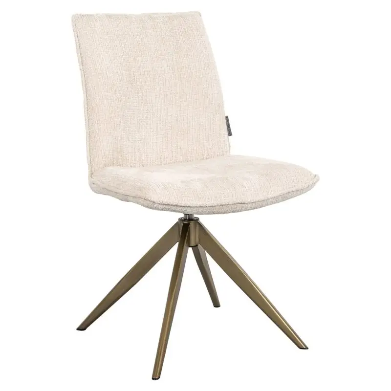 - Draaistoel Dakota beige chenille (Niagara 902 beige Chenille)