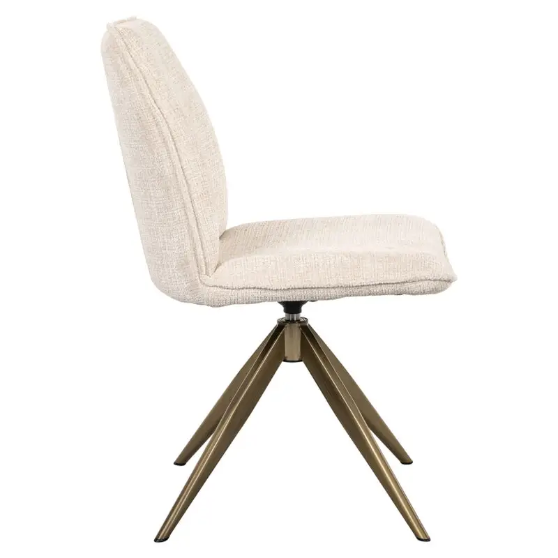 - Draaistoel Dakota beige chenille (Niagara 902 beige Chenille)