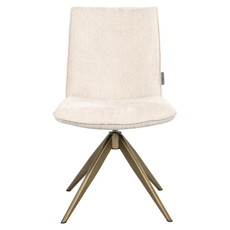 - Draaistoel Dakota beige chenille (Niagara 902 beige Chenille)
