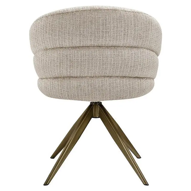 - Draaistoel Zendaya beige chenille (Niagara 902 beige Chenille)